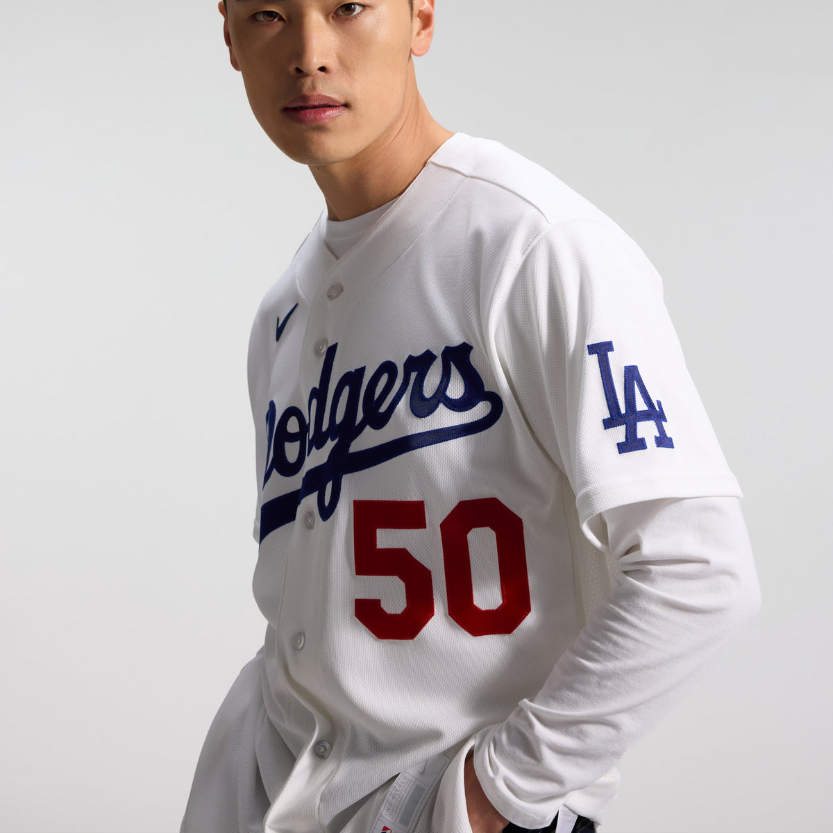 Men's Los Angeles Dodgers Mookie Betts Nike White Home Authentic Jersey