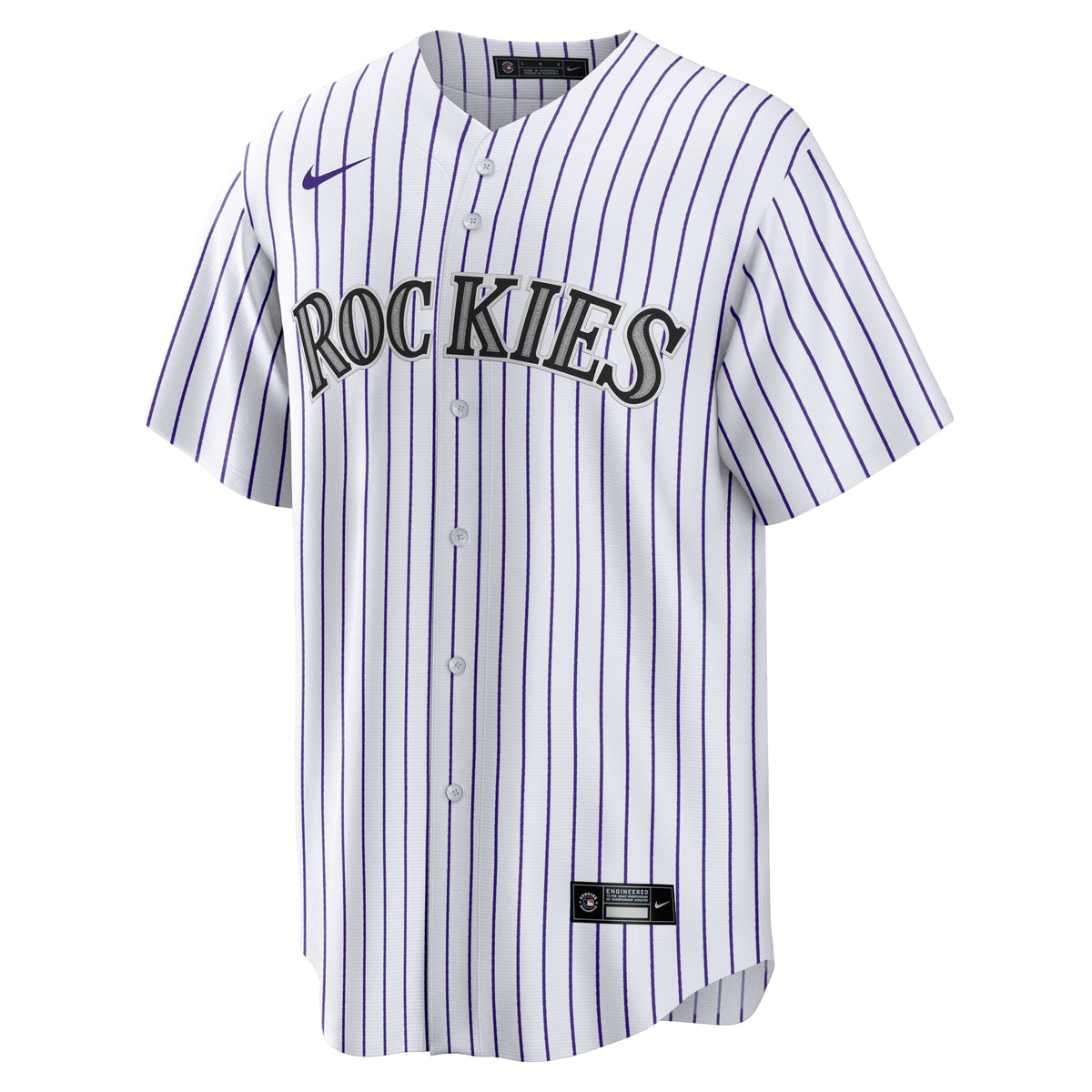 Men's Colorado Rockies Ezequiel Tovar Nike White Home Replica Jersey