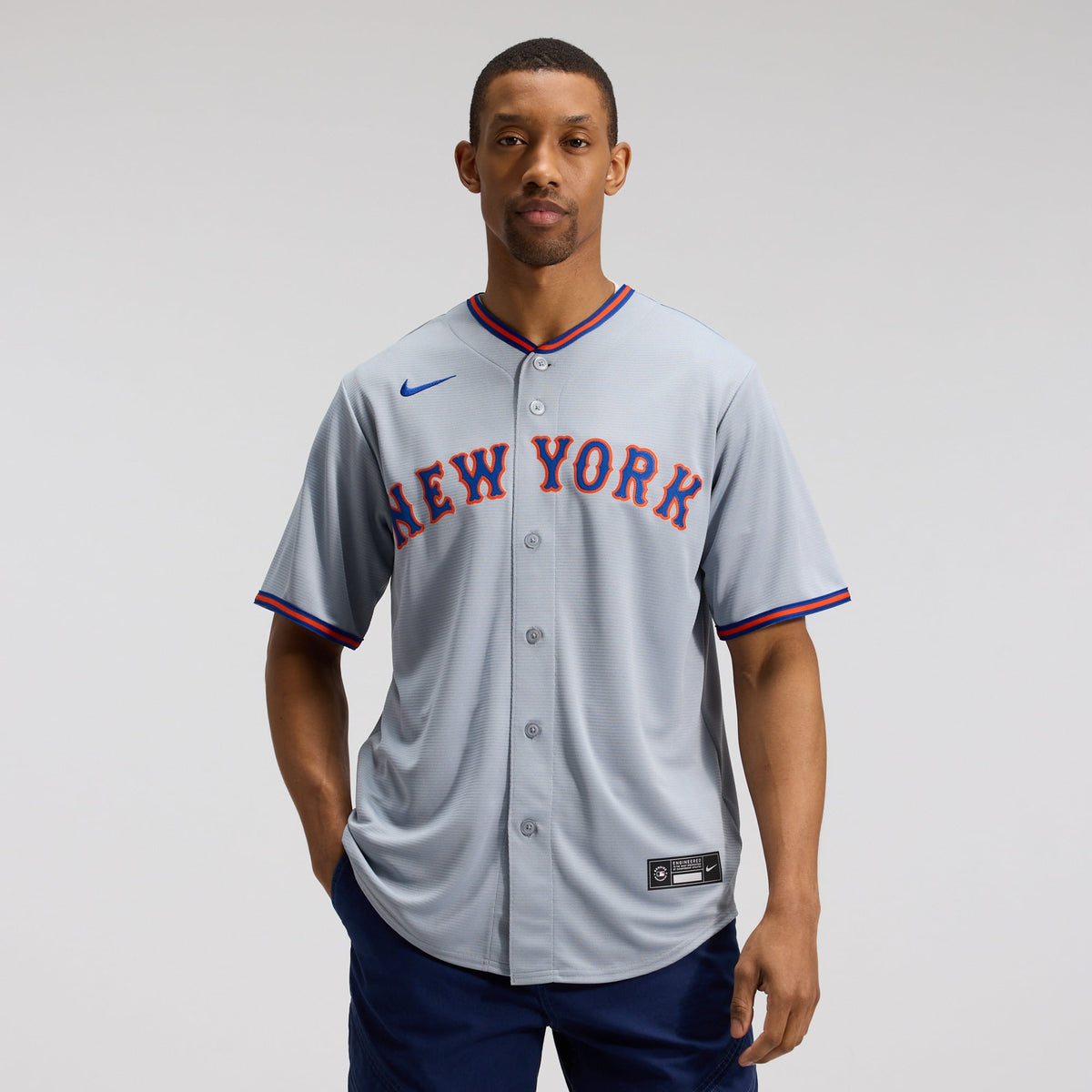 Men's New York Mets Juan Soto Nike Gray Road Replica Jersey