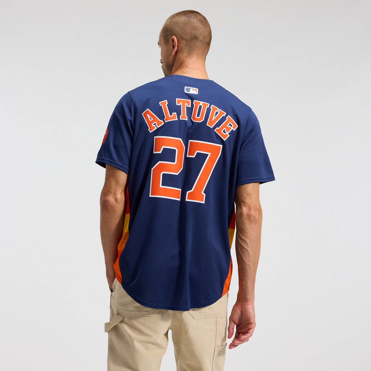 Men's Houston Astros Jose Altuve Nike Navy Alternate Limited Player Jersey