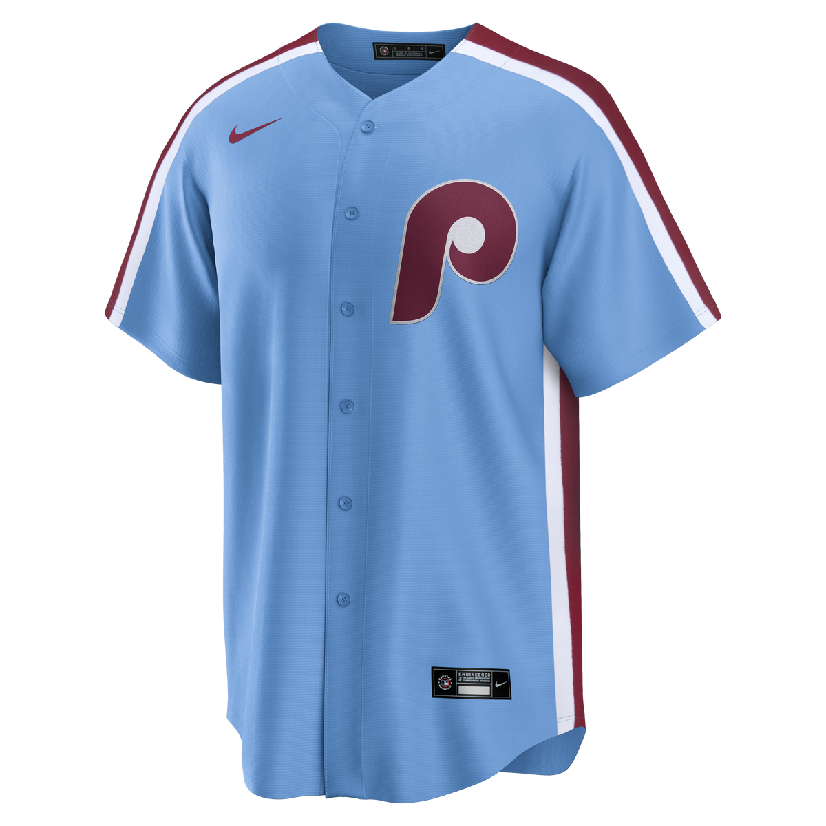 Men's Philadelphia Phillies Bryce Harper Nike Light Blue Alternate Replica Jersey