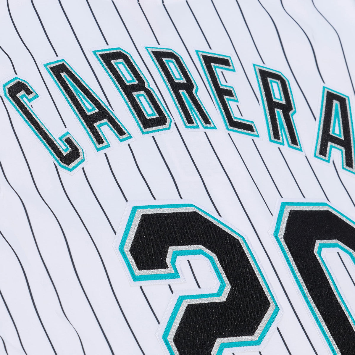 Men's Florida Marlins Miguel Cabrera Mitchell & Ness White 2003 Cooperstown Collection Authentic Jersey