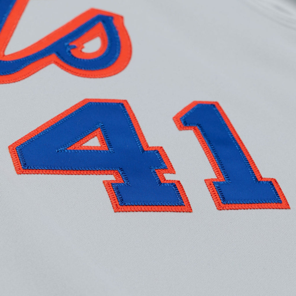 Men's New York Mets Tom Seaver Mitchell & Ness Gray 1976 Authentic Jersey