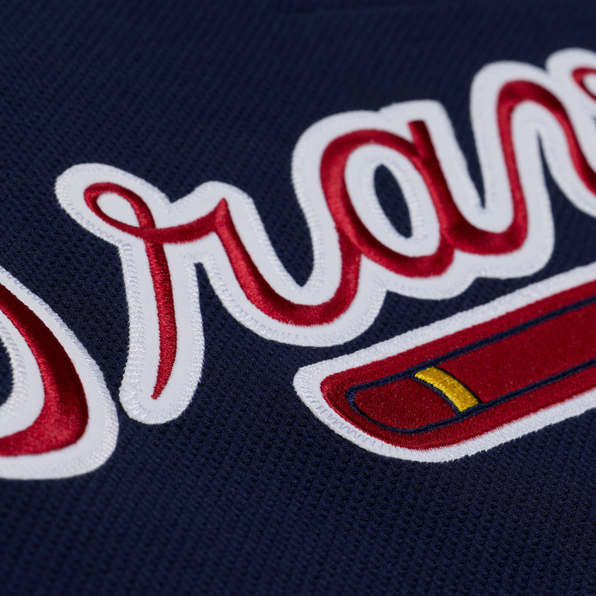 Men's Atlanta Braves Andruw Jones Mitchell & Ness Navy Authentic Batting Practice Jersey
