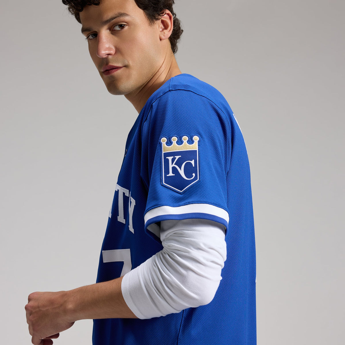 Men's Kansas City Royals Bobby Witt Jr. Nike White Home Elite Player Jersey