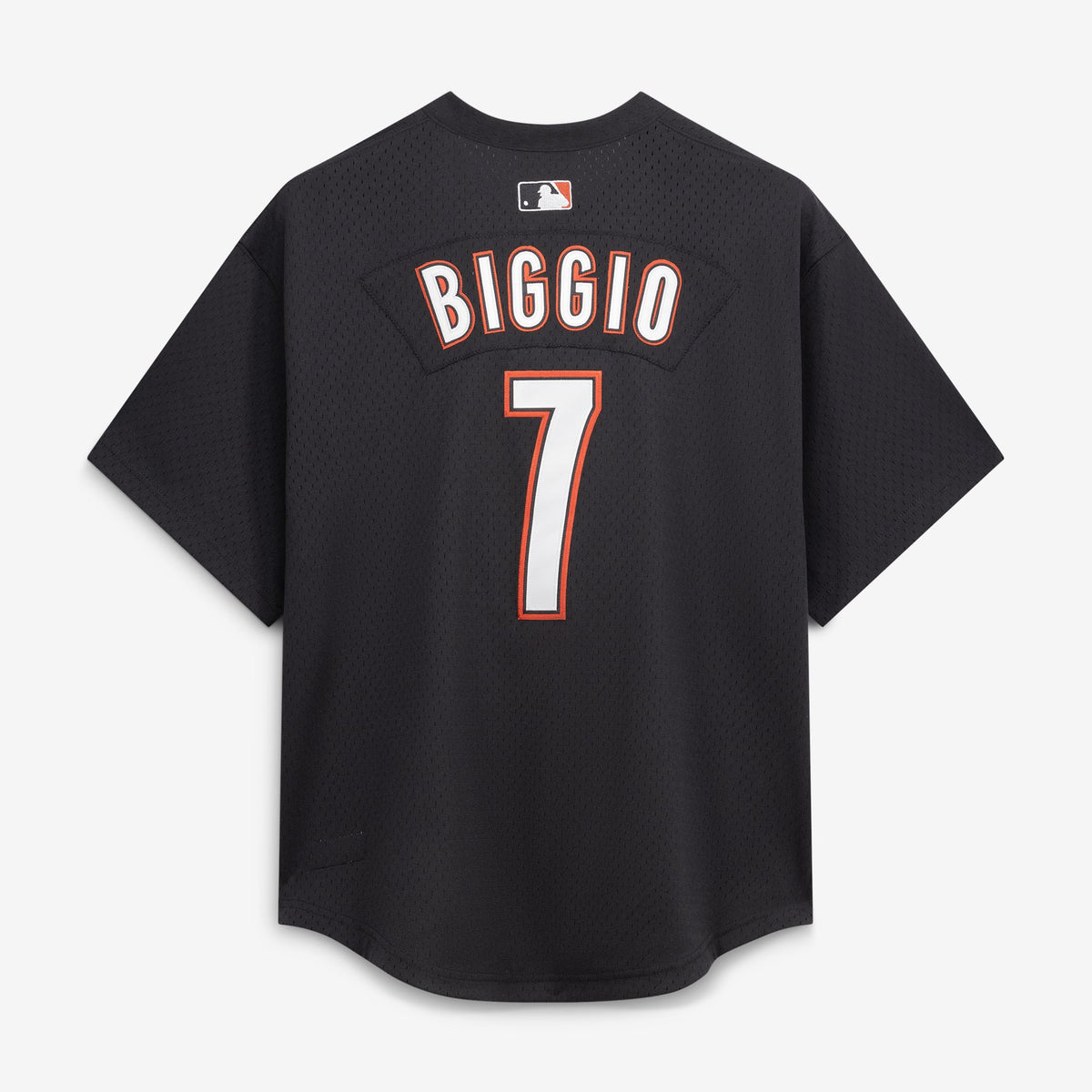 Men's Houston Astros Craig Biggio Mitchell & Ness Black Authentic Batting Practice Jersey