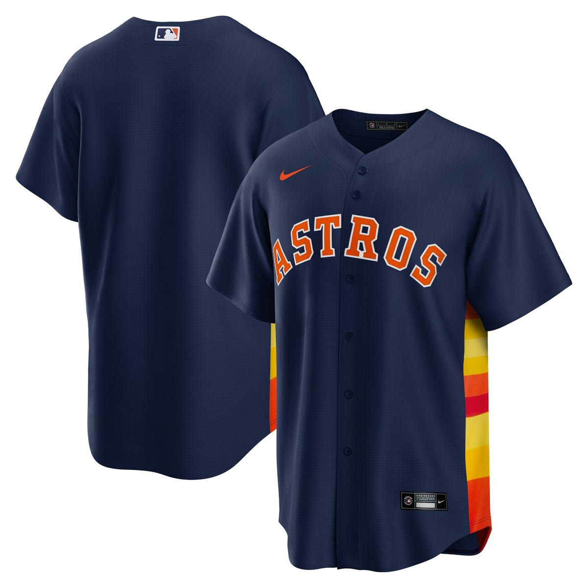 Men's Houston Astros Nike Orange Alternate Replica Team Jersey