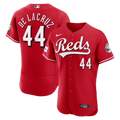 Men's Cincinnati Reds Elly De La Cruz Nike Red Alternate Authentic Sponsor Patch Jersey