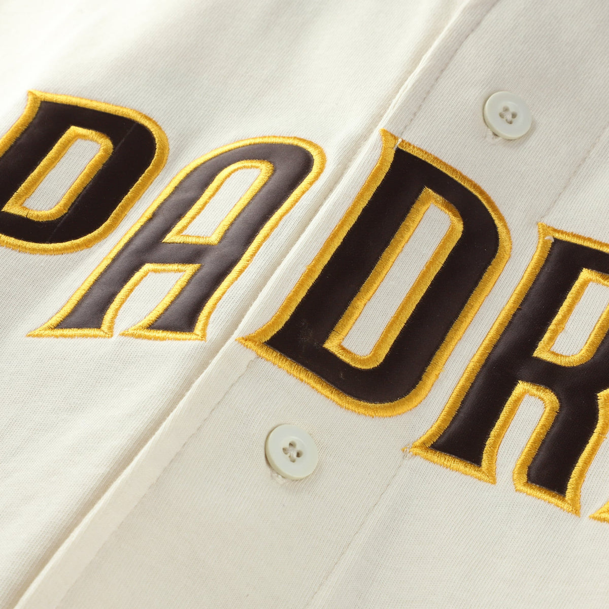Men's San Diego Padres Profile Cream/Brown Big & Tall Two-Color Fashion Jersey