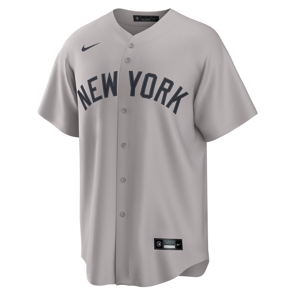 Men's  New York Yankees Gerrit Cole Nike Gray Road Replica Jersey