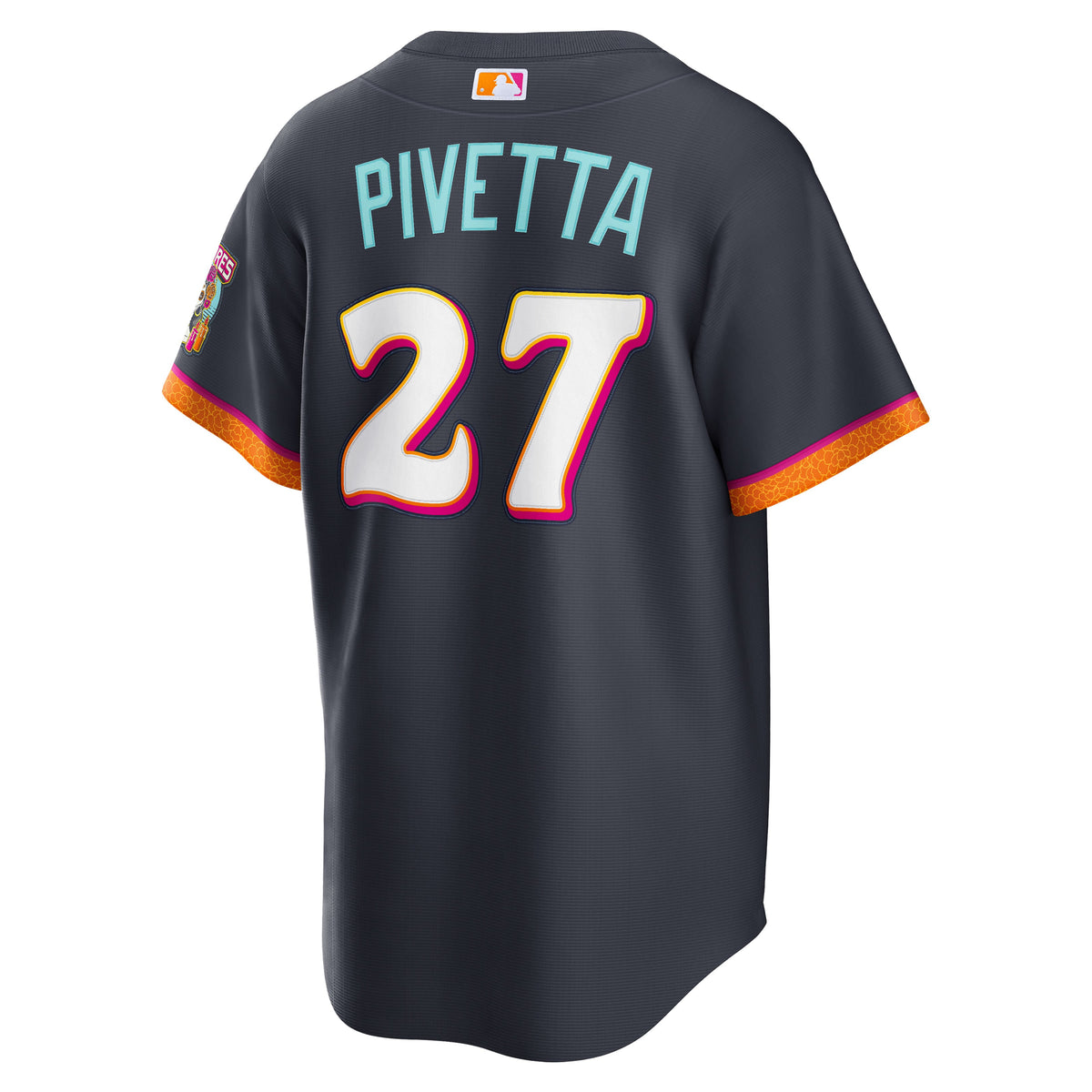 Men's San Diego Padres Nick Pivetta Nike Obsidian 2026 City Connect Stadium Jersey