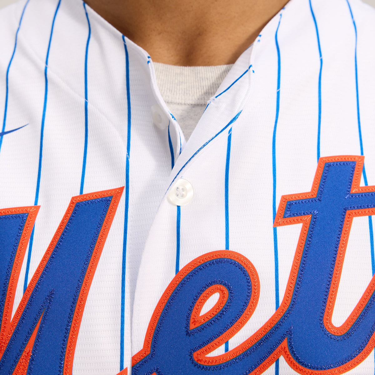Men's New York Mets Nike White Home Replica Player Jersey