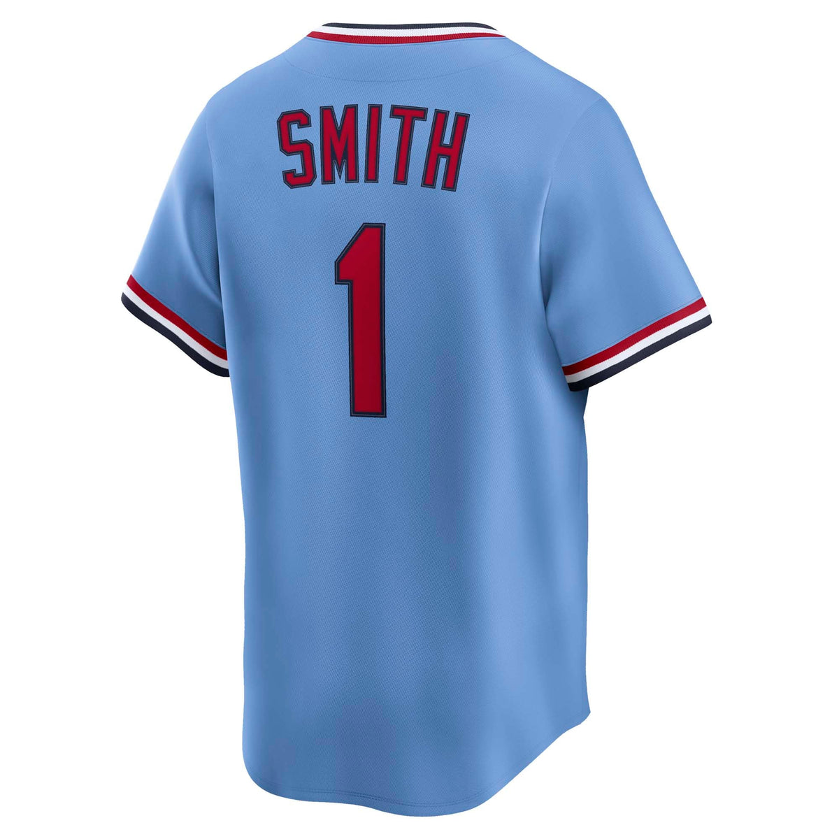 Men's St. Louis Cardinals Ozzie Smith Nike Blue Throwback Cooperstown Collection Limited Jersey