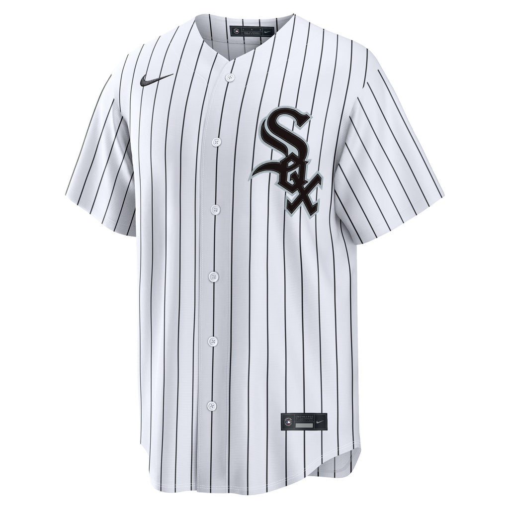 Men's Chicago White Sox Huascar Brazoban Nike White Home Replica Jersey