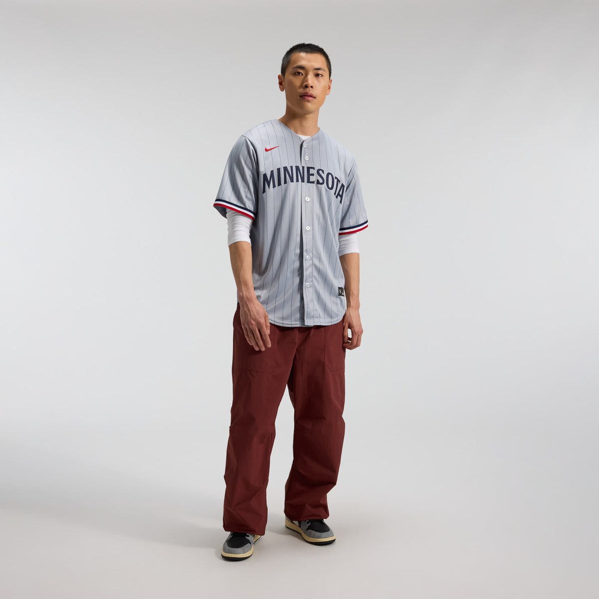 Men's Minnesota Twins  Nike White Home Replica Team Jersey