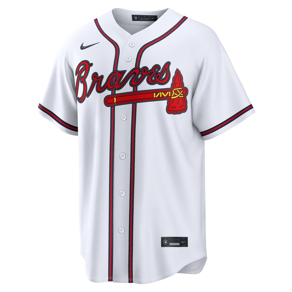 Men's Atlanta Braves Matt Olson Nike White Home Replica Jersey