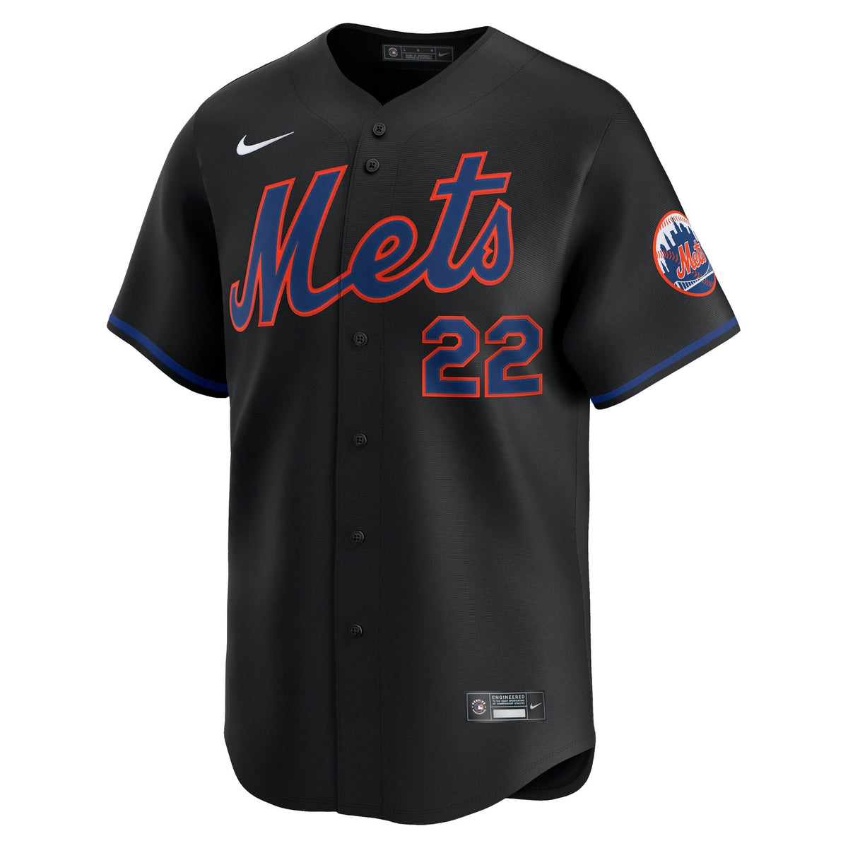 Men's New York Mets Juan Soto Nike Black Alternate Limited Player Jersey