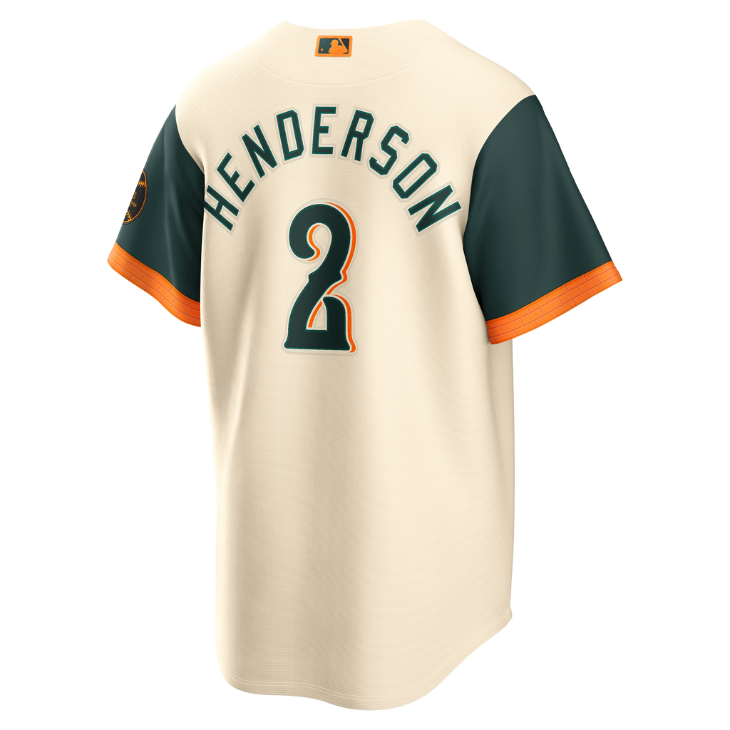 Men's Baltimore Orioles Gunnar Henderson Nike Cream 2026 City Connect Stadium Jersey