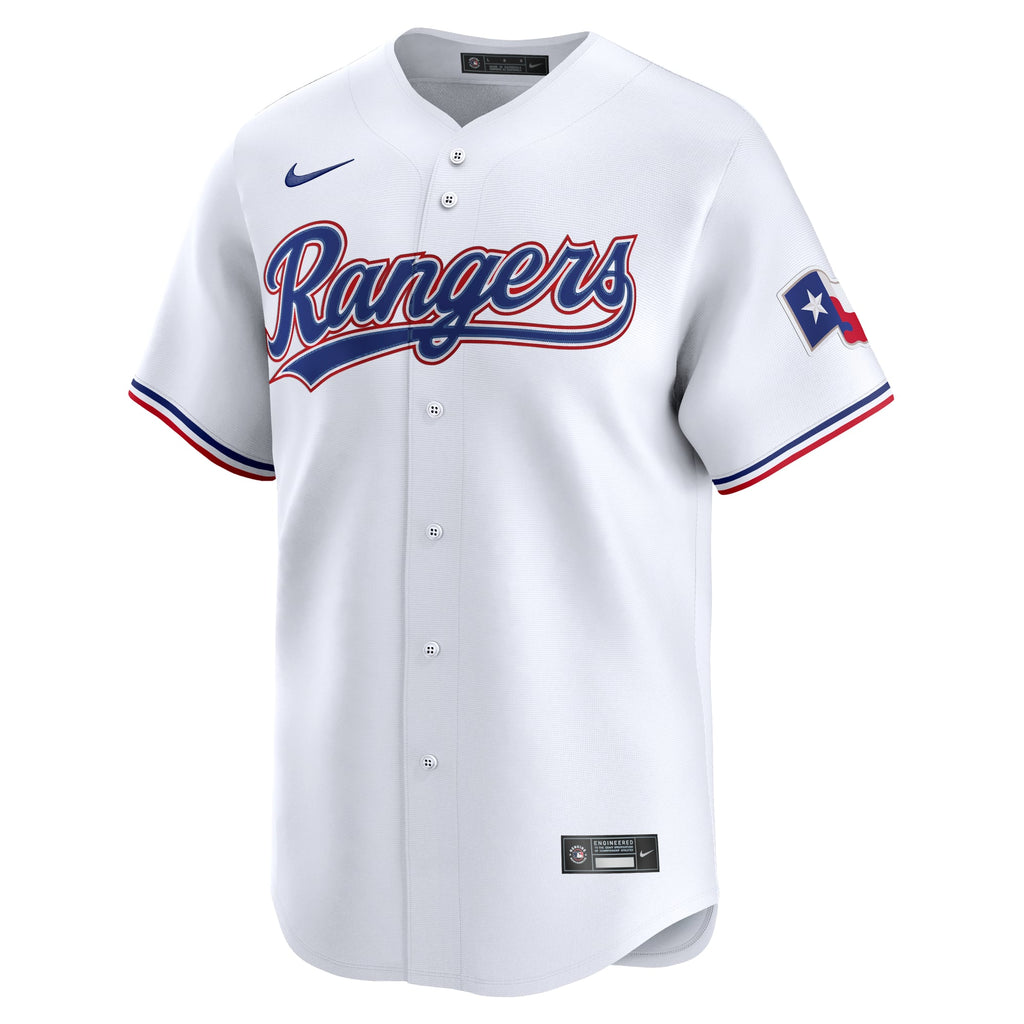 Men's Texas Rangers Ezequiel Duran Nike White Home Limited Player Jersey