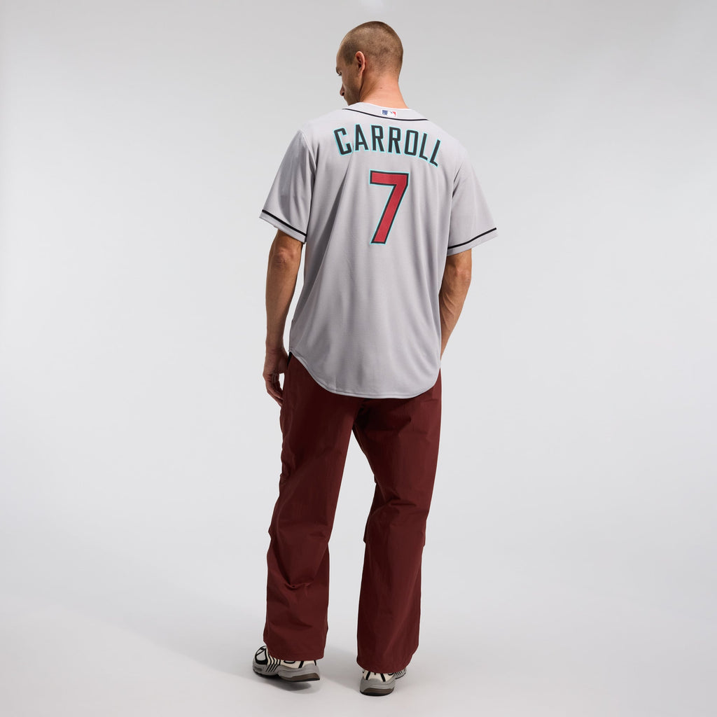 Men's Arizona Diamondbacks Corbin Carroll Nike Black Alternate Replica Jersey