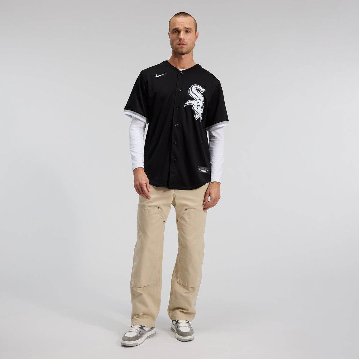 Men's Chicago White Sox Nike Black Alternate Replica Team Jersey