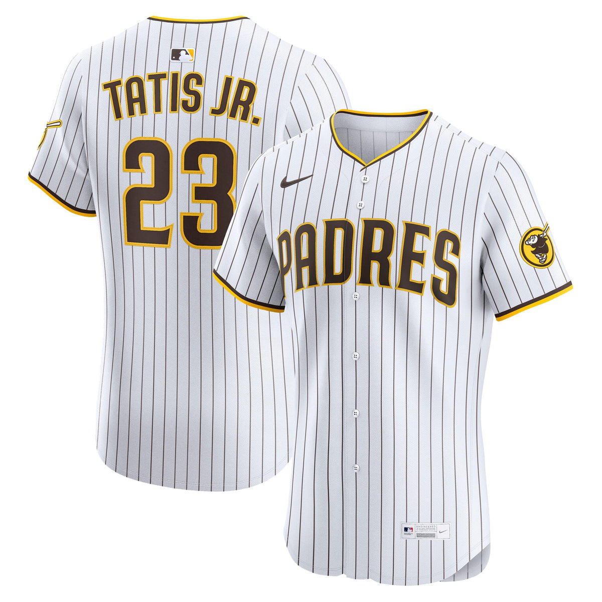 Men's San Diego Padres Fernando Tatis Jr. Nike Khaki Sand Elite Jersey