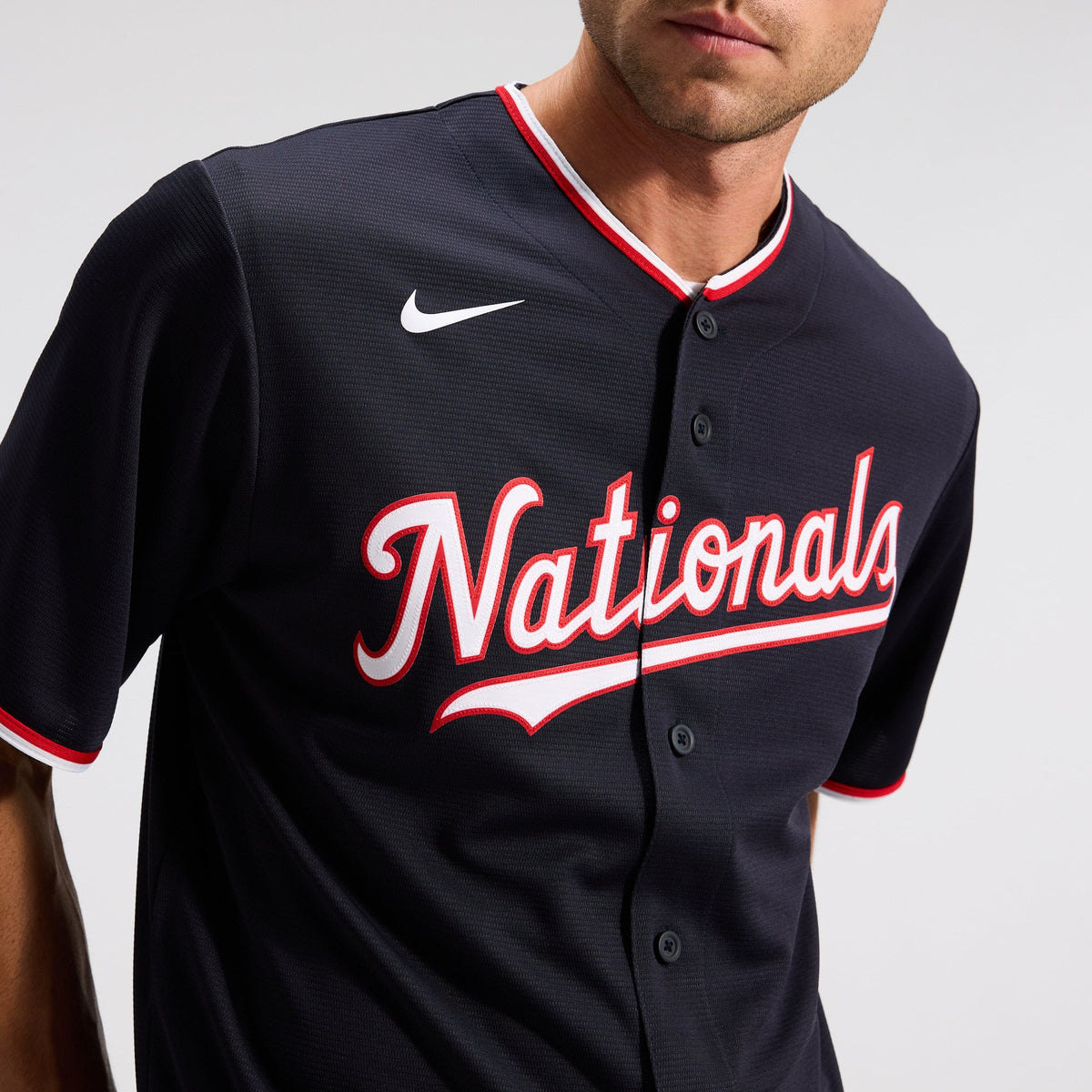 Men's Washington Nationals Dylan Crews Nike Navy Alternate Replica Jersey