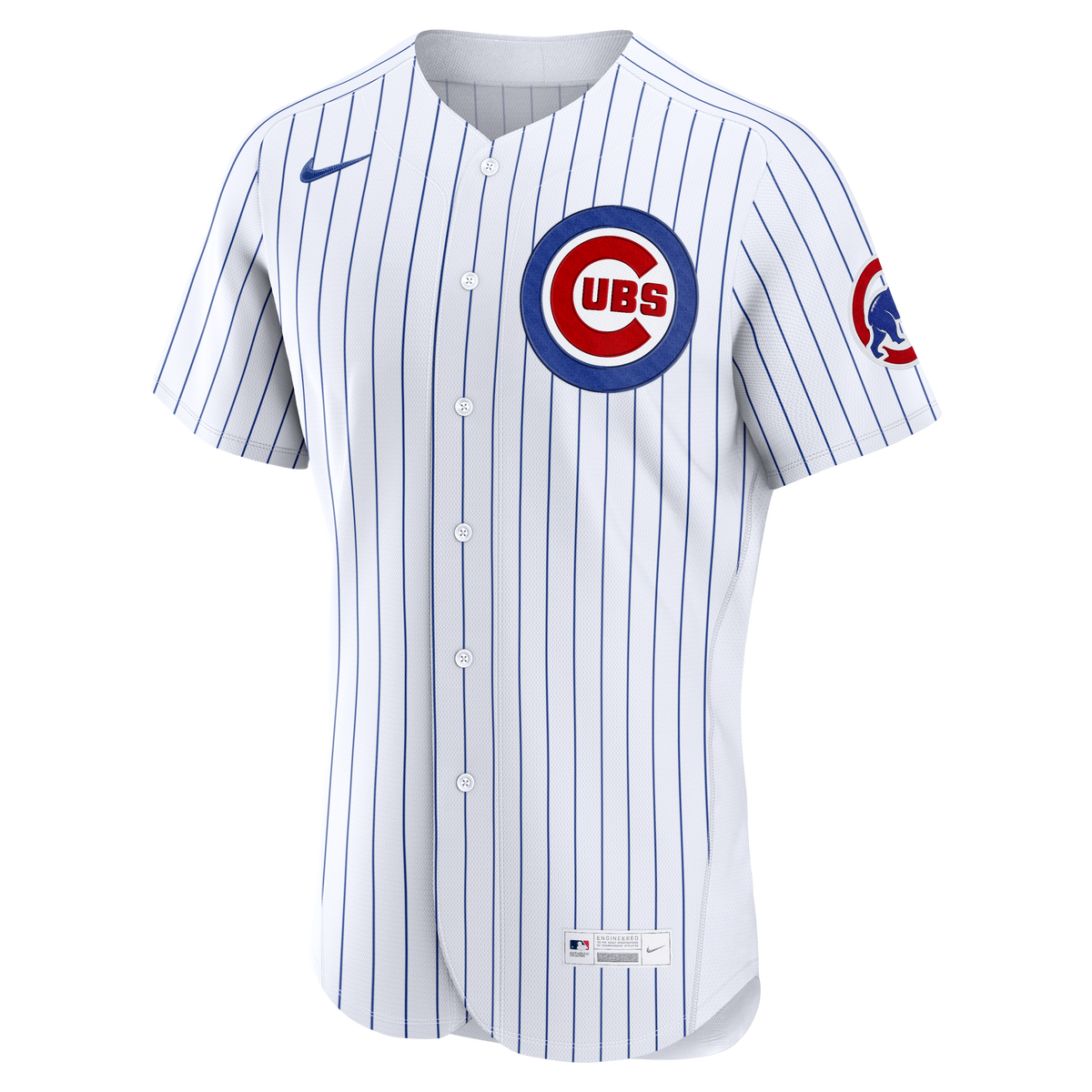 Men's Chicago Cubs Dansby Swanson Nike White Home Authentic Jersey