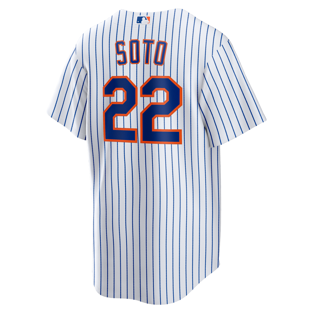Men's New York Mets Nike White Home Replica Player Jersey