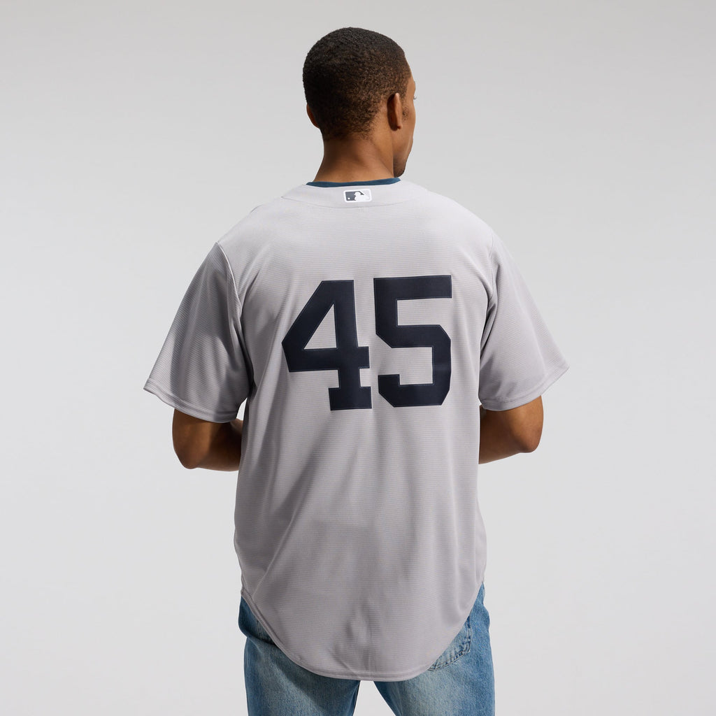 Men's  New York Yankees Gerrit Cole Nike Gray Road Replica Jersey