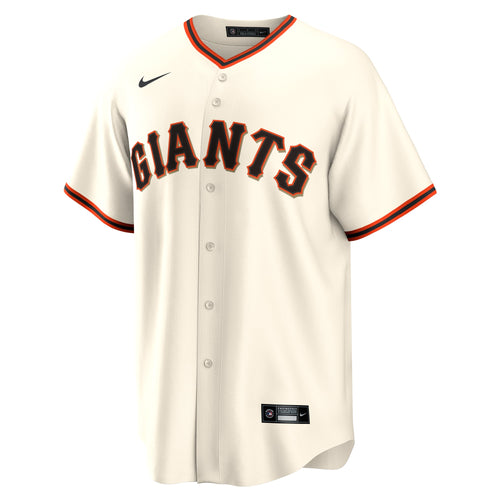 Men's  San Francisco Giants Willy Adames Nike Cream Home Replica Jersey