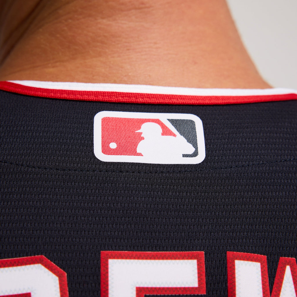 Men's Washington Nationals Dylan Crews Nike Navy Alternate Replica Jersey