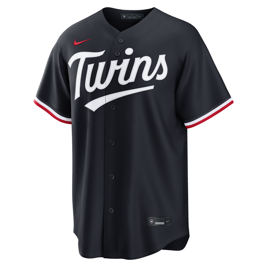 Men's Minnesota Twins  Nike Navy Alternate Replica Jersey