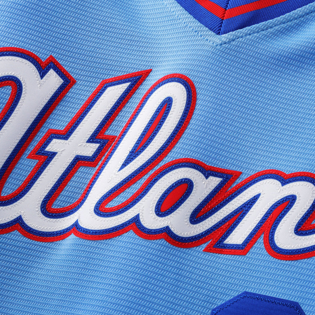 Men's Atlanta Braves Austin Riley Nike Powder Blue 2026 City Connect Stadium Jersey