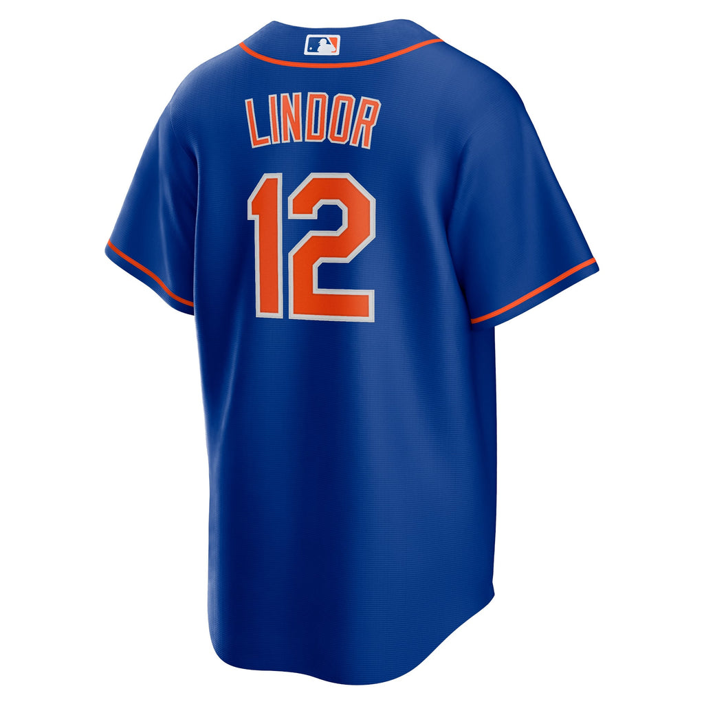 Men's New York Mets Francisco Lindor Nike Royal Big & Tall Alternate Replica Player Jersey