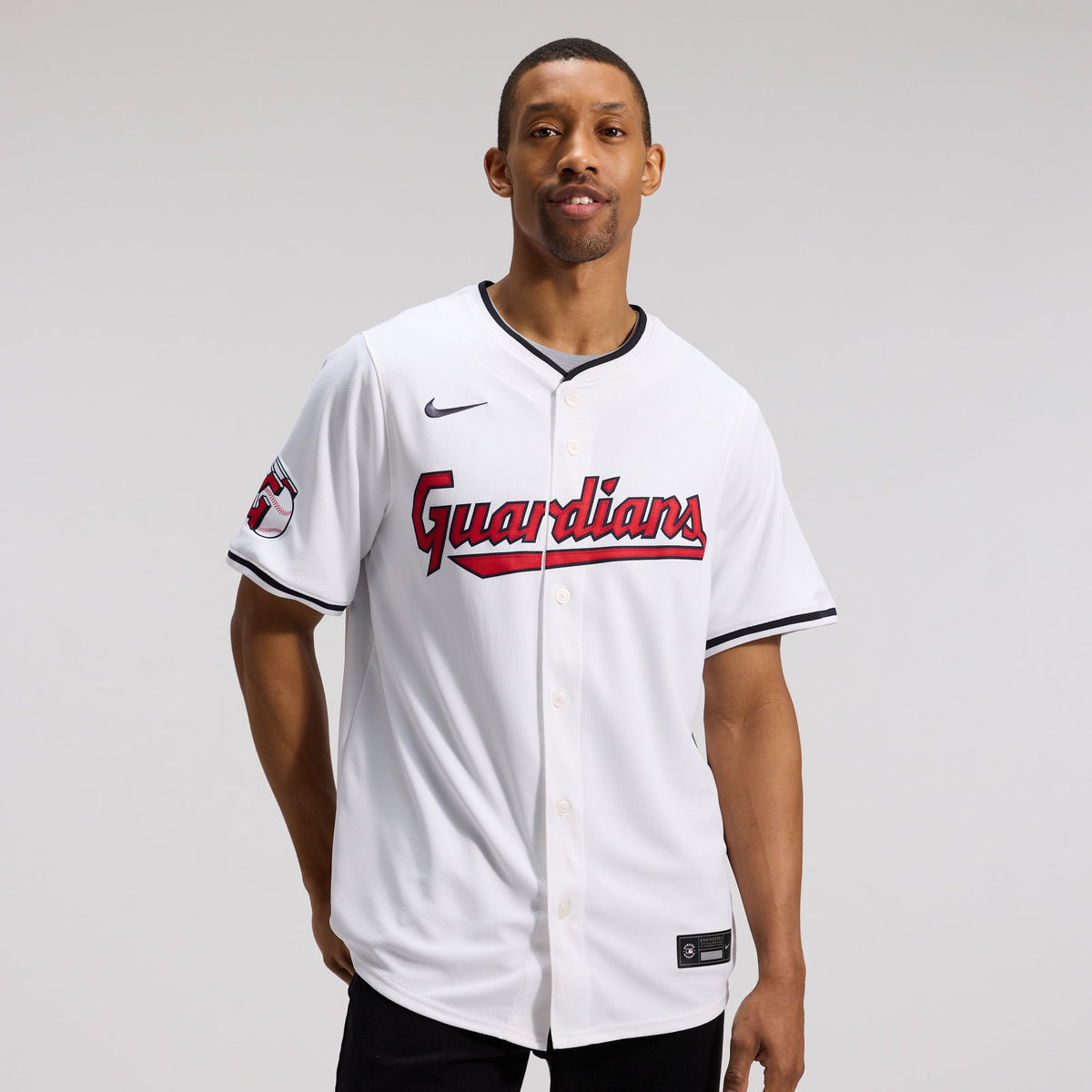 Men's Cleveland Guardians Jose Ramirez Nike White Home Limited Player Jersey