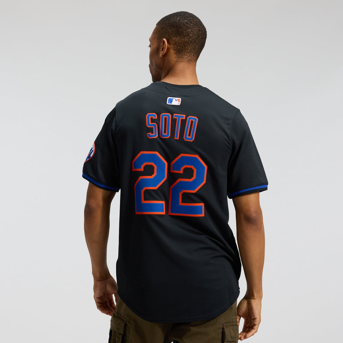 Men's New York Mets Juan Soto Nike Gray Road Limited Player Jersey