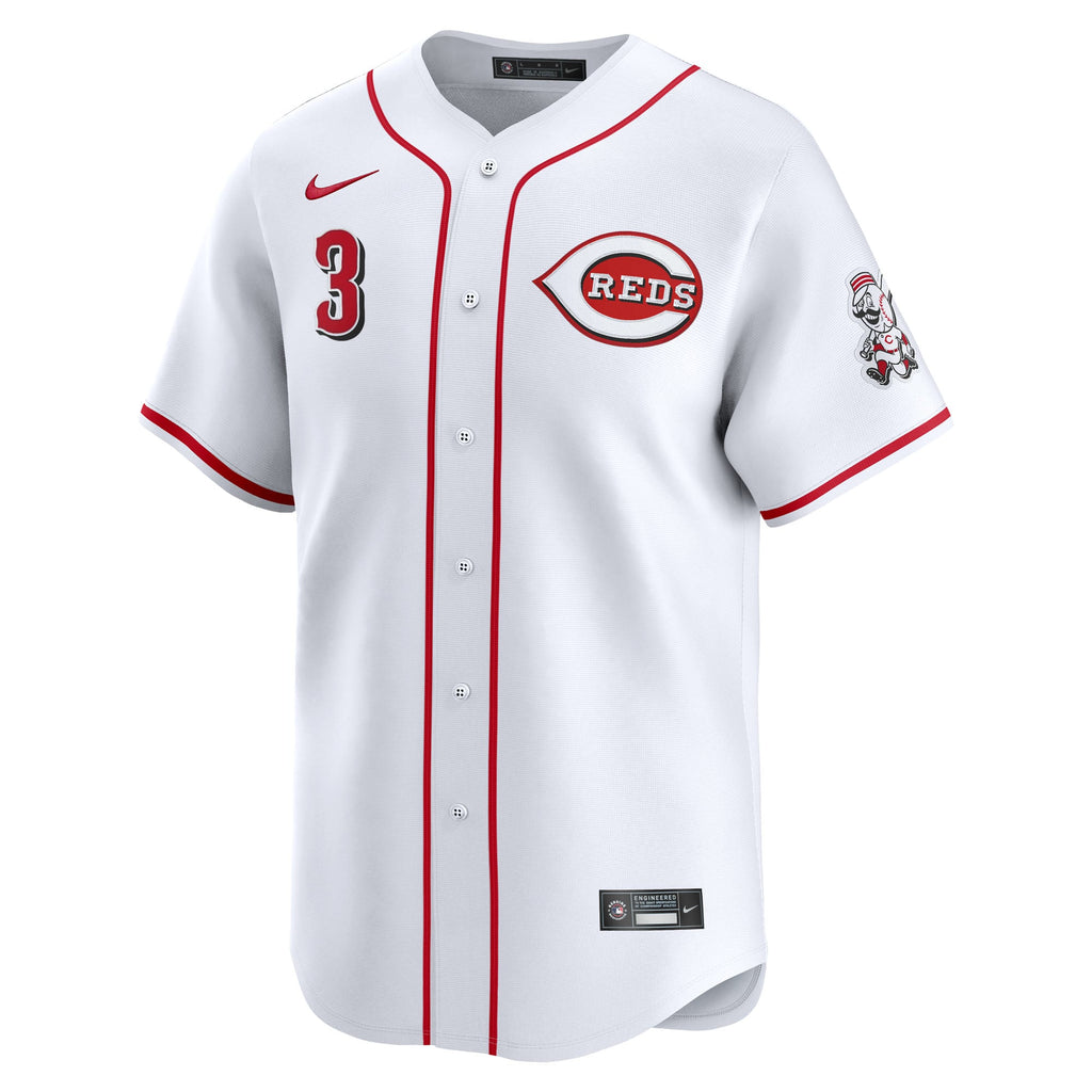 Men's Cincinnati Reds Ke'Bryan Hayes Nike White Home Limited Player Jersey
