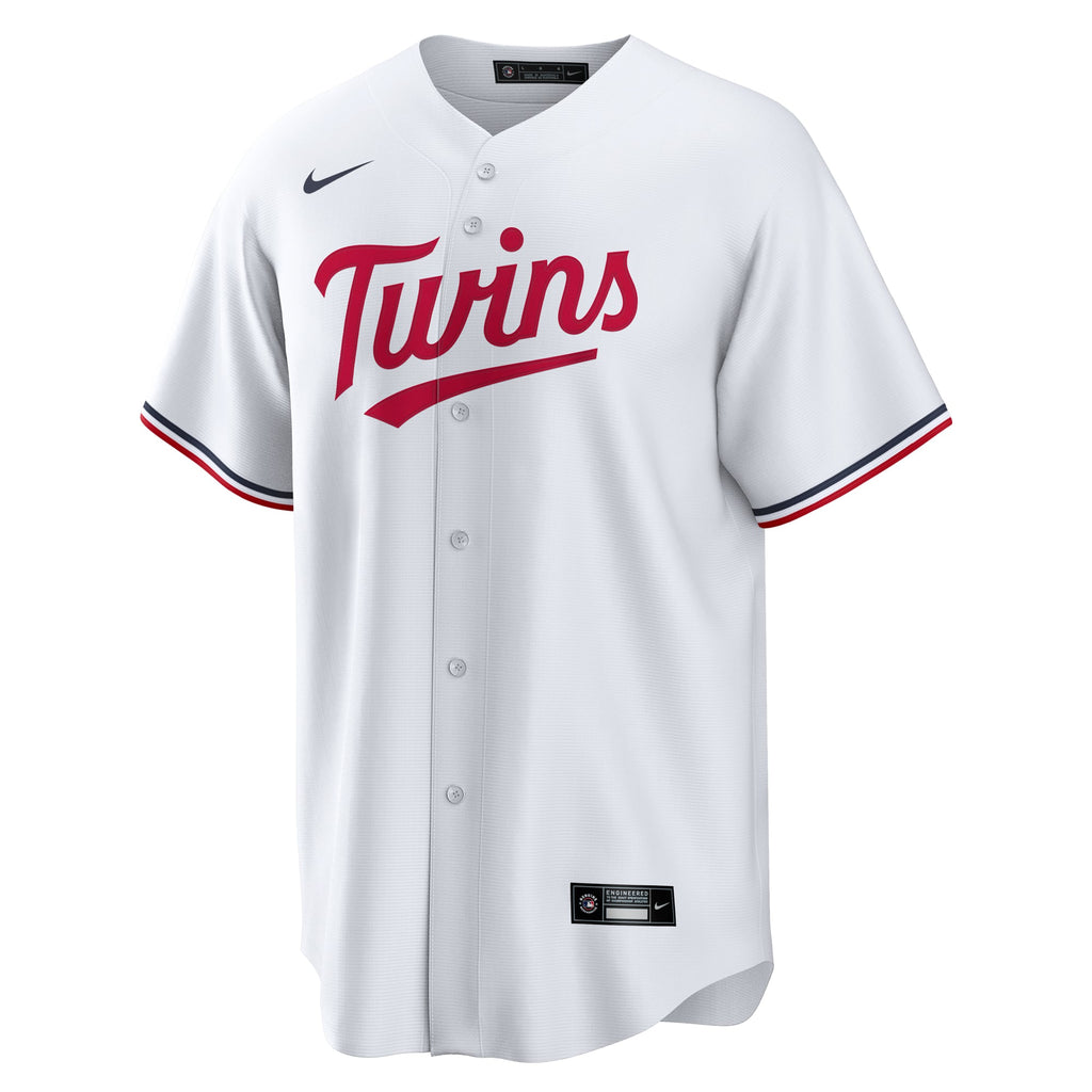 Men's Minnesota Twins  Nike White #1 Groom Home Replica Jersey