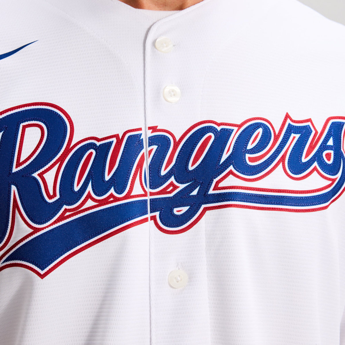 Men's Texas Rangers Nike White Home Replica Team Jersey