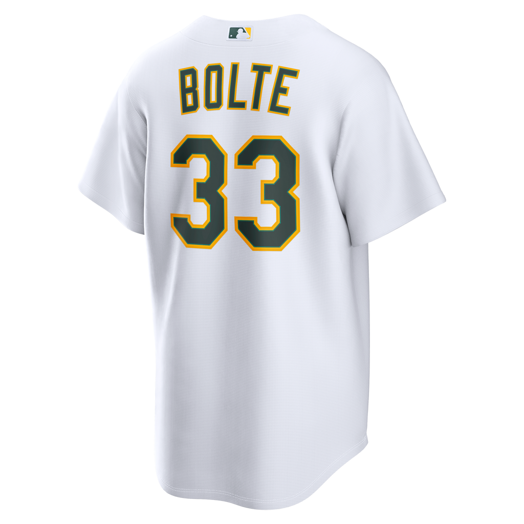 Men's Athletics Henry Bolte Nike White Home Replica Jersey