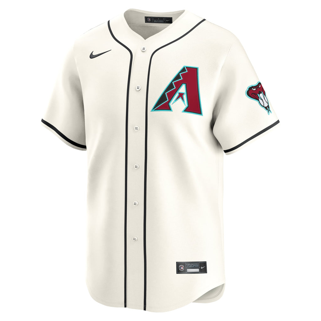 Men's Arizona Diamondbacks Lourdes Gurriel Jr. Nike Cream Home Limited Player Jersey