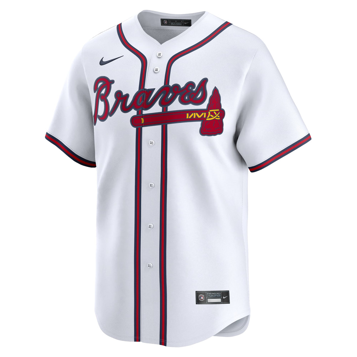 Men's Atlanta Braves Deion Sanders Nike White Limited Player Jersey