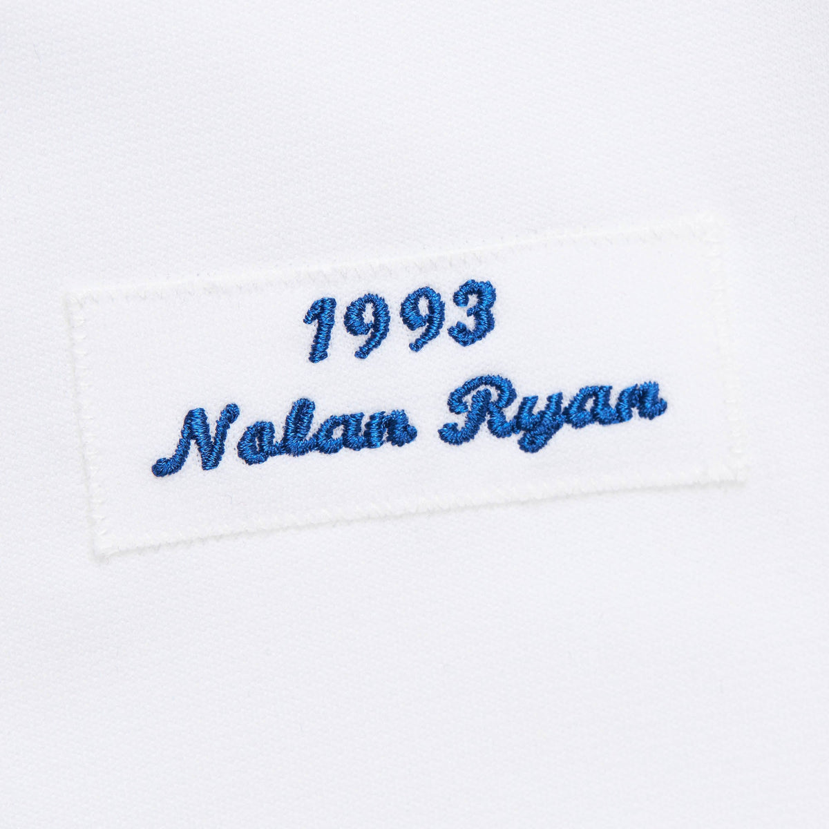 Men's Texas Rangers Nolan Ryan Mitchell & Ness White 1993 Cooperstown Collection Authentic Jersey