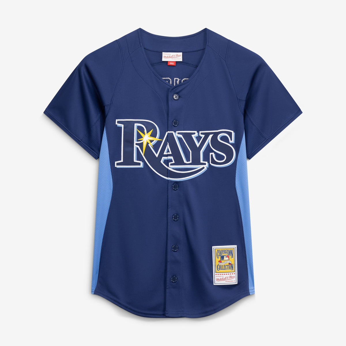 Men's Tampa Bay Rays David Price Mitchell & Ness Blue Authentic Batting Practice Jersey