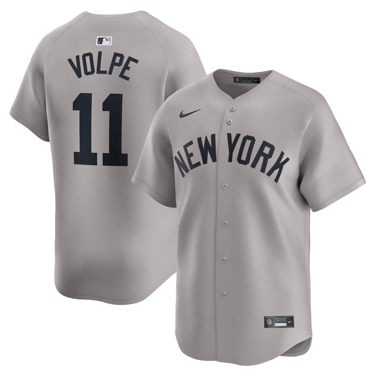Men's New York Yankees Anthony Volpe Nike White Home Limited Player Jersey
