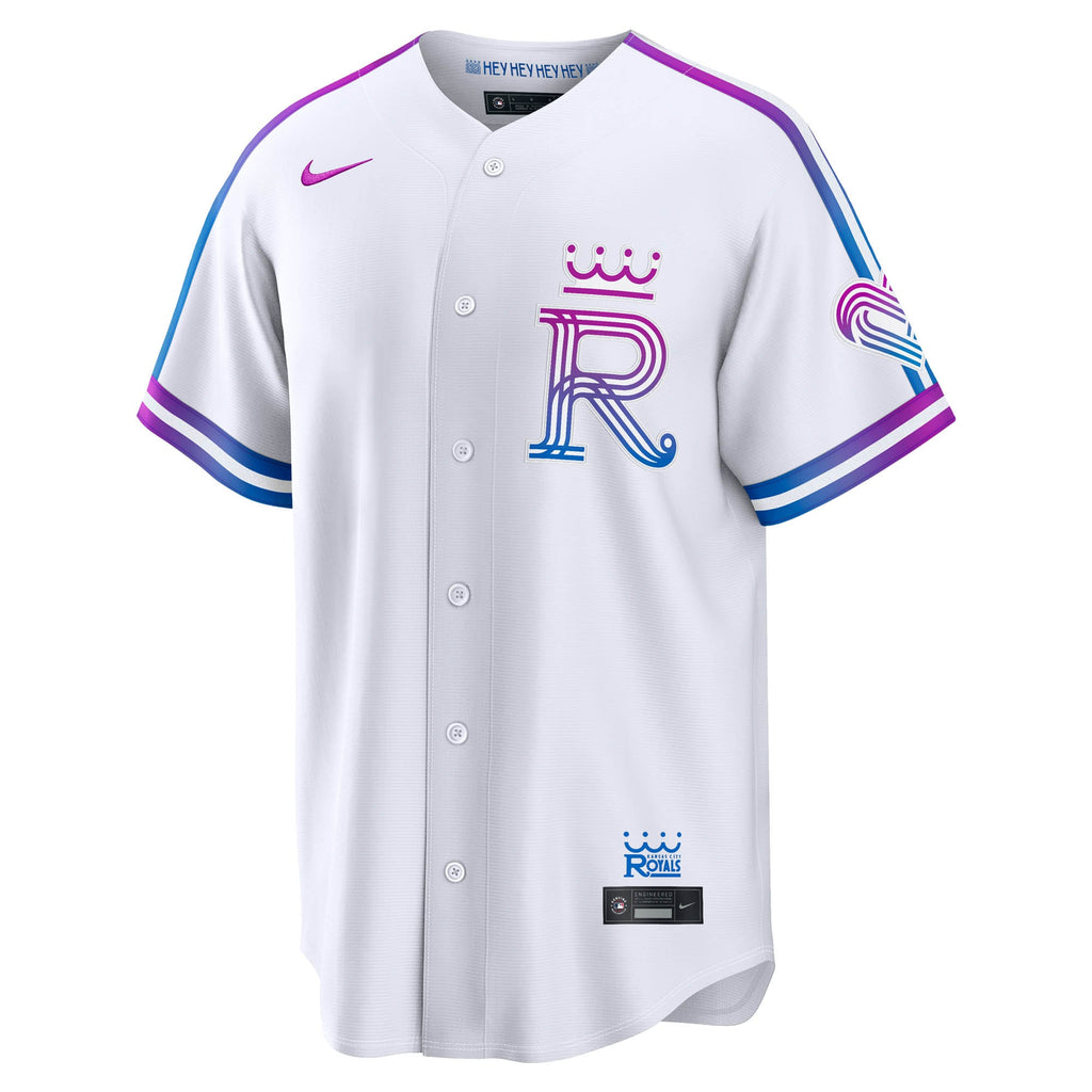 Men's Kansas City Royals  Nike White 2026 City Connect Stadium Jersey