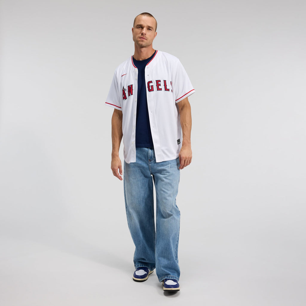 Men's Los Angeles Angels Nike Red Alternate Replica Team Jersey