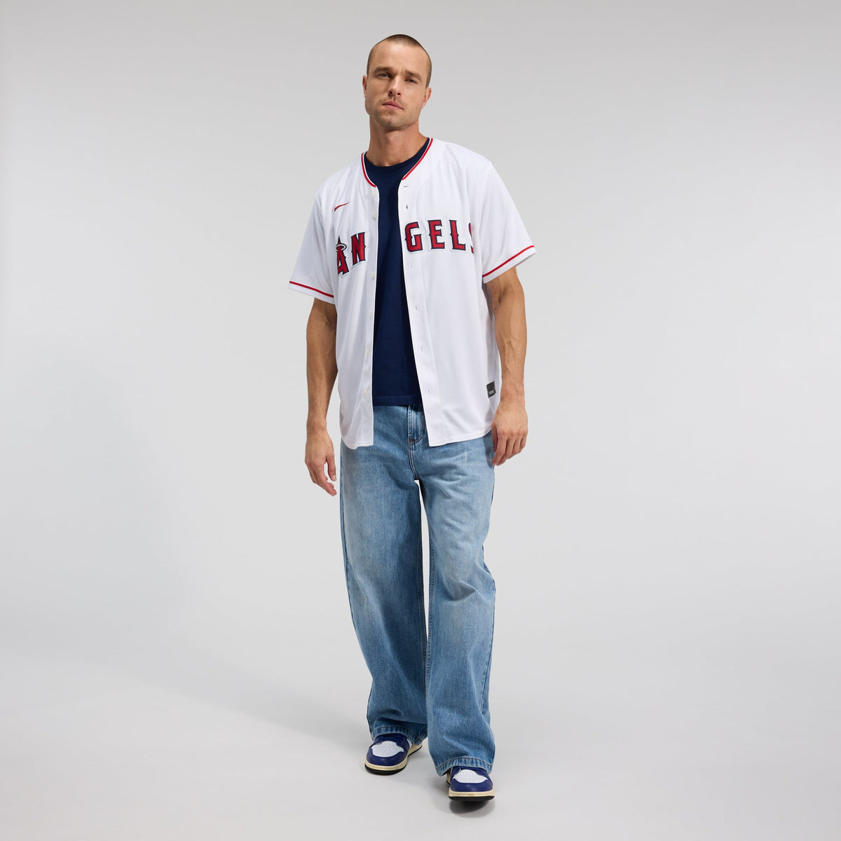 Men's Los Angeles Angels Nike Red Alternate Replica Team Jersey