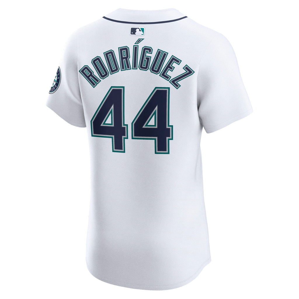 Men's Seattle Mariners Julio Rodríguez Nike White Home Elite Jersey